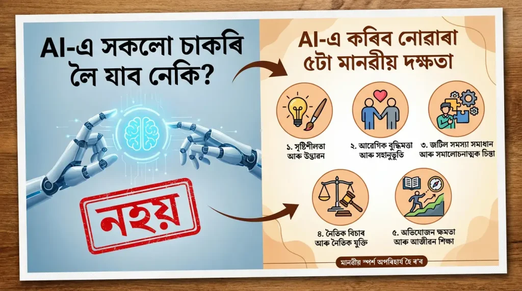 কৃত্ৰিম বুদ্ধিমত্তাই খাব নোৱাৰা ৫টা বৃত্তি | 5 Profession that cannot be take away by AI